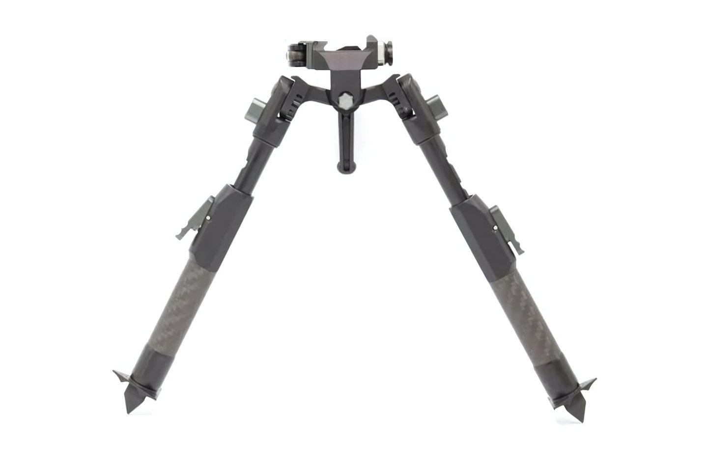 Tier One Tactical Bipod 230 mm Carbon Sling Stud Adaptor with rubber and Spike/Claw foot