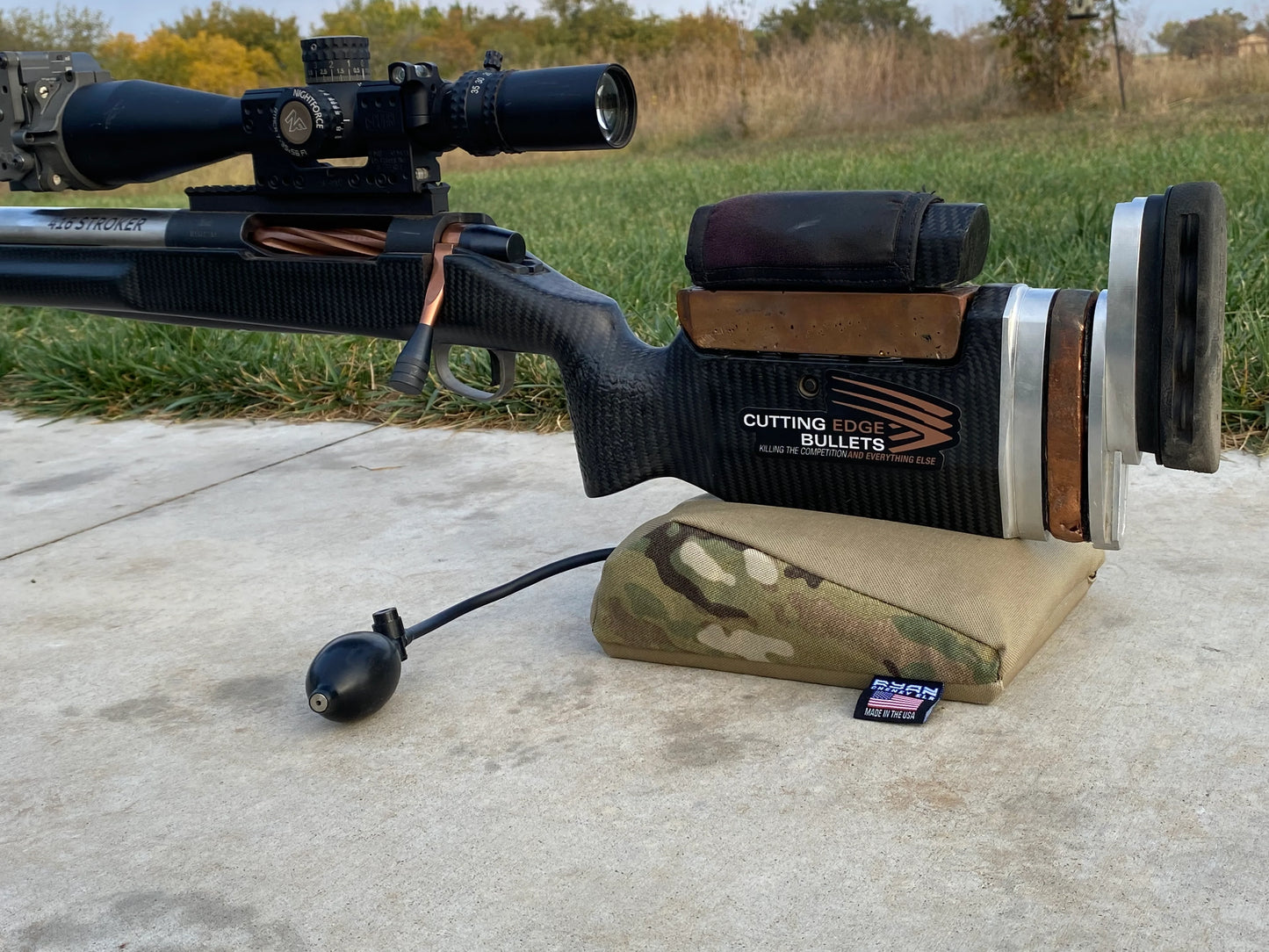 Sac de tir de précision réglable Airfoil L (Lowboy) (vide) par Ryan Cheney ELR - Sac intérieur en tissu