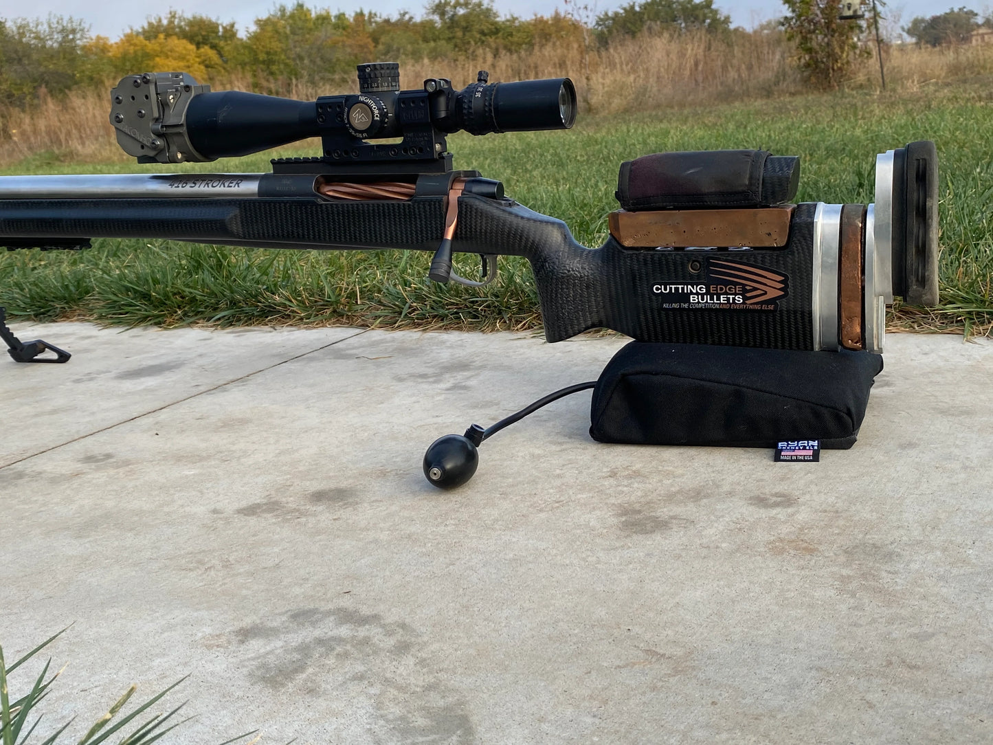 Sac de tir de précision réglable Airfoil L (Lowboy) (vide) par Ryan Cheney ELR - Sac intérieur en tissu