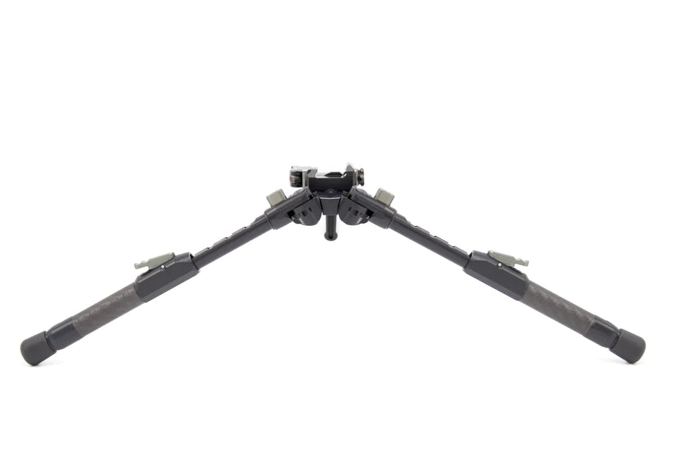 ATAC Bipod Long Carbon Tilt Picatiny 230 mm with rubber and Spike/Claw foot