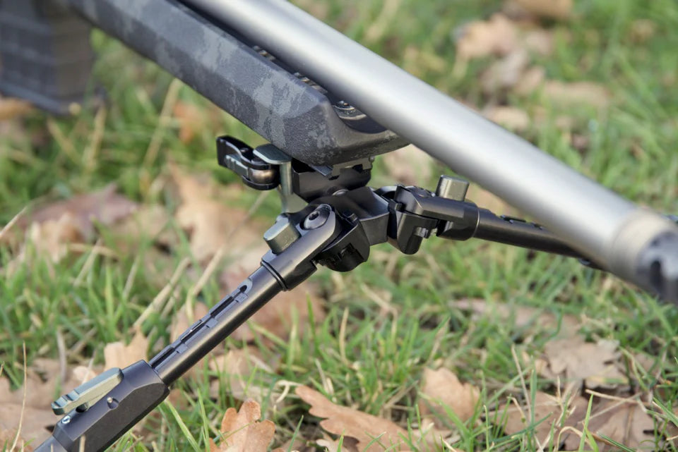ATAC Bipod Long Carbon Tilt Picatiny 230 mm with rubber and Spike/Claw foot