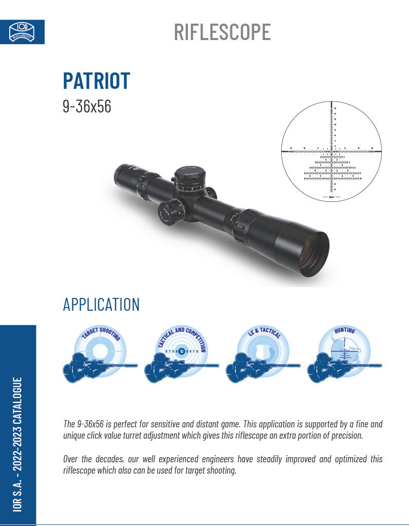 IOR Patriot 9-36X56IL MIL FFP