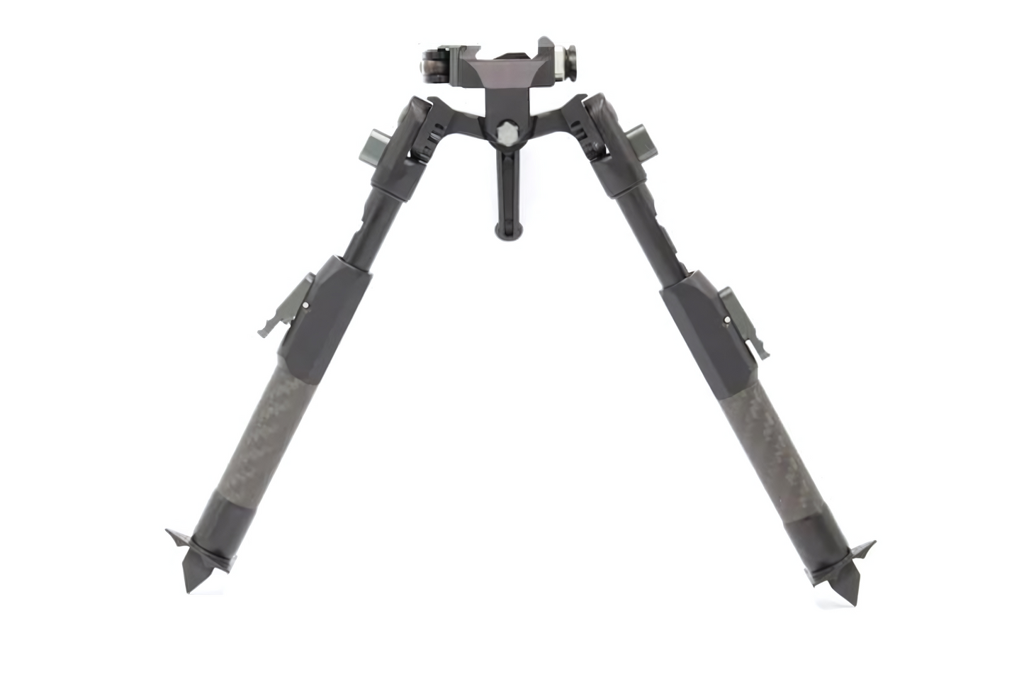 ATAC Bipod Long Carbon Tilt Picatiny 230 mm with rubber and Spike/Claw foot