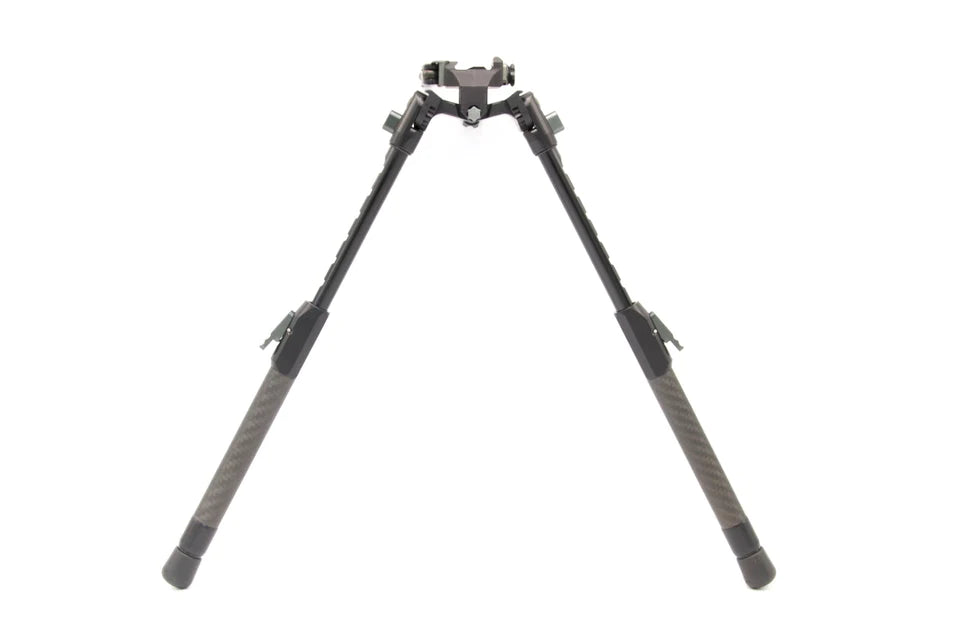 Tier One Tactical Bipod 230 mm Carbon Sling Stud Adaptor with rubber and Spike/Claw foot