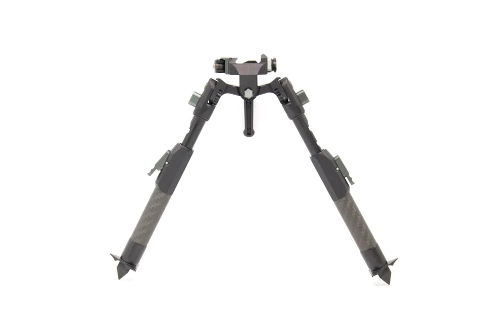 Tier One Tactical Bipod 230 mm Carbon Sling Stud Adaptor with rubber and Spike/Claw foot