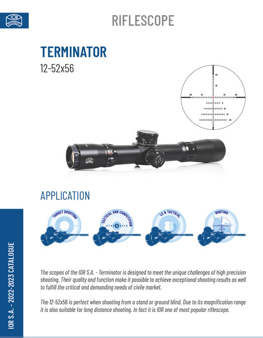 IOR Terminator 12-52x56 MOA SFP